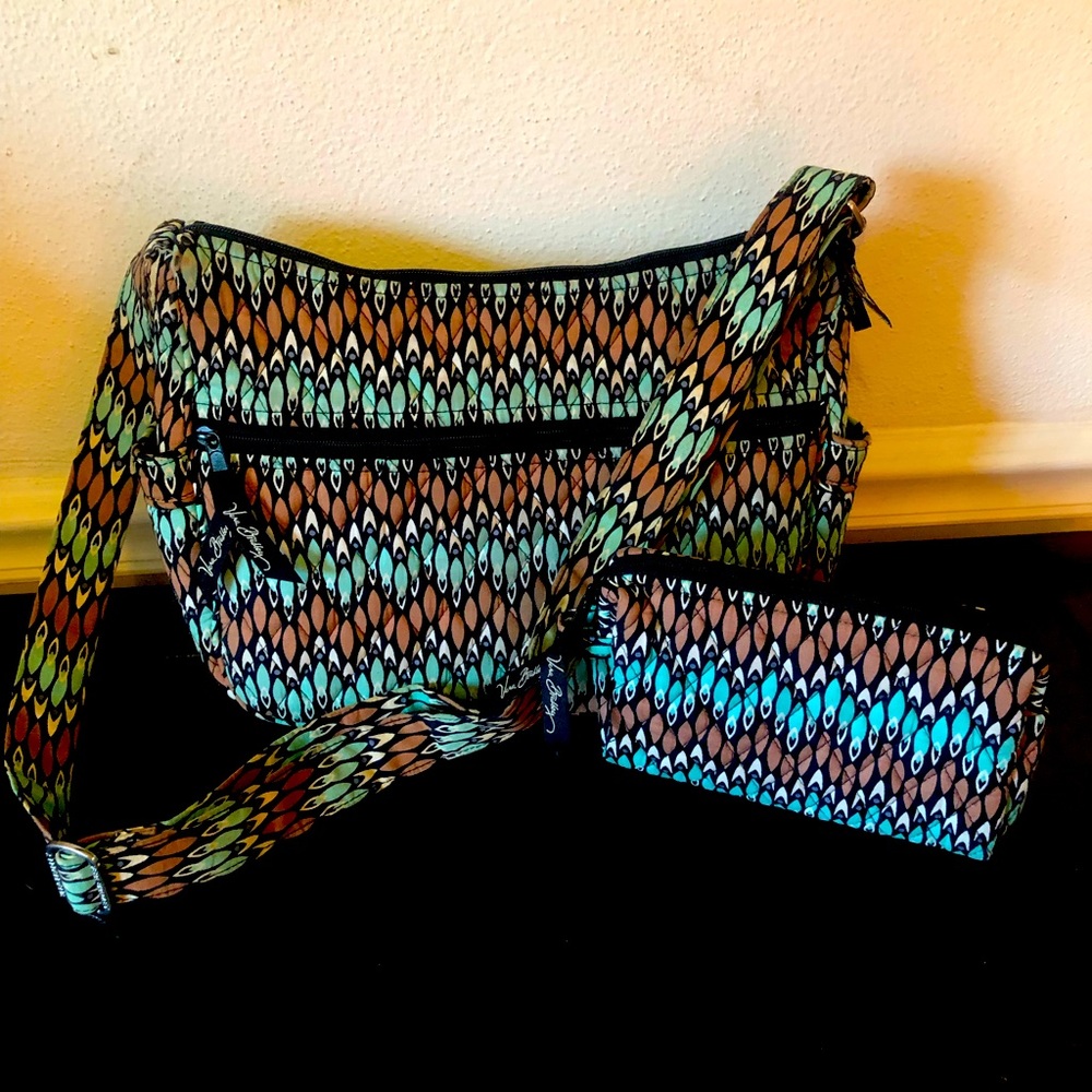 Vera Bradley Purse and (Bonus) Matching Make-Up Bag